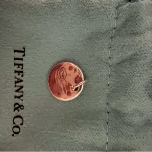 Tiffany & Co. Silver “J” Initial Notes Pendant Charm